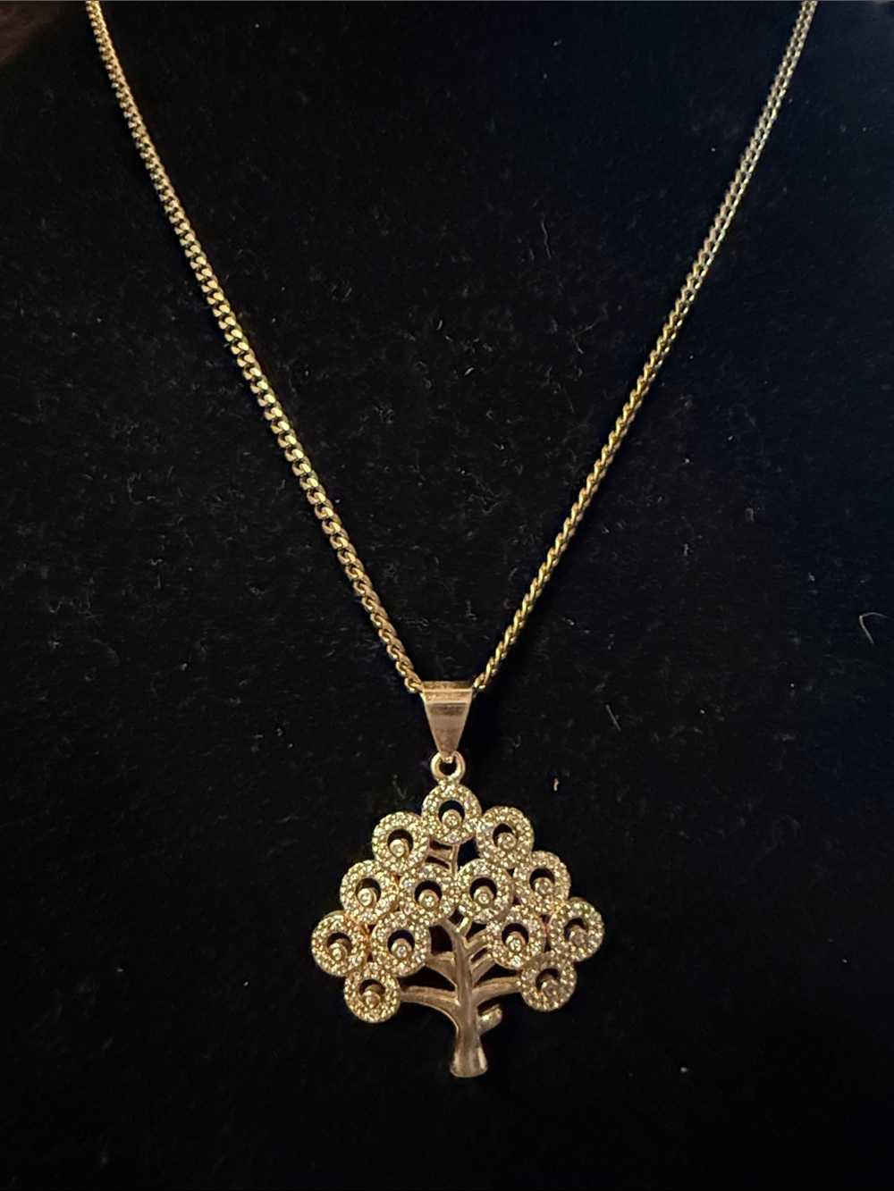 Stainless steel Tree of Life Pendant Necklace - Elegant Women's Jewelry